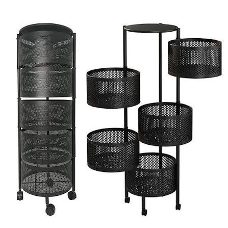 5 Layer Circle Kitchen Rack